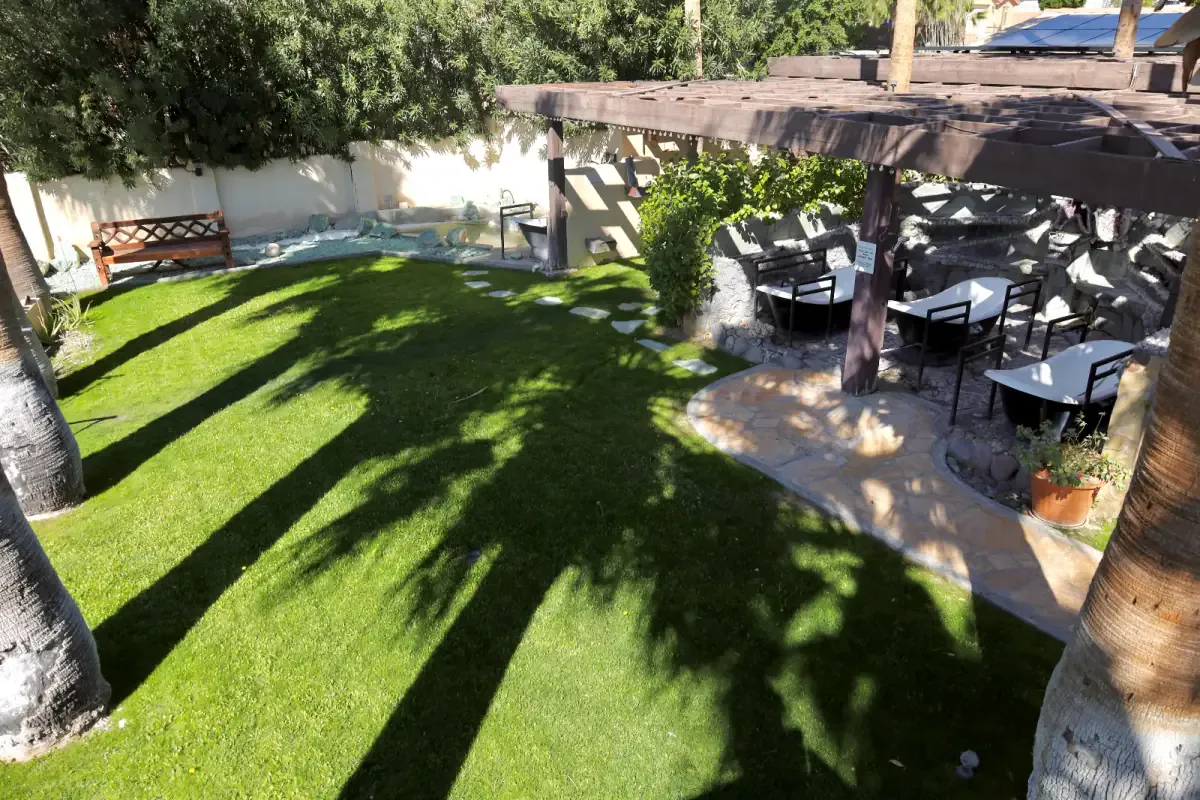 Family Support at Luxury Addiction Treatment in Desert Hot Springs, CA Outdoor family support setting for luxury addiction treatment in Desert Hot Springs, CA
